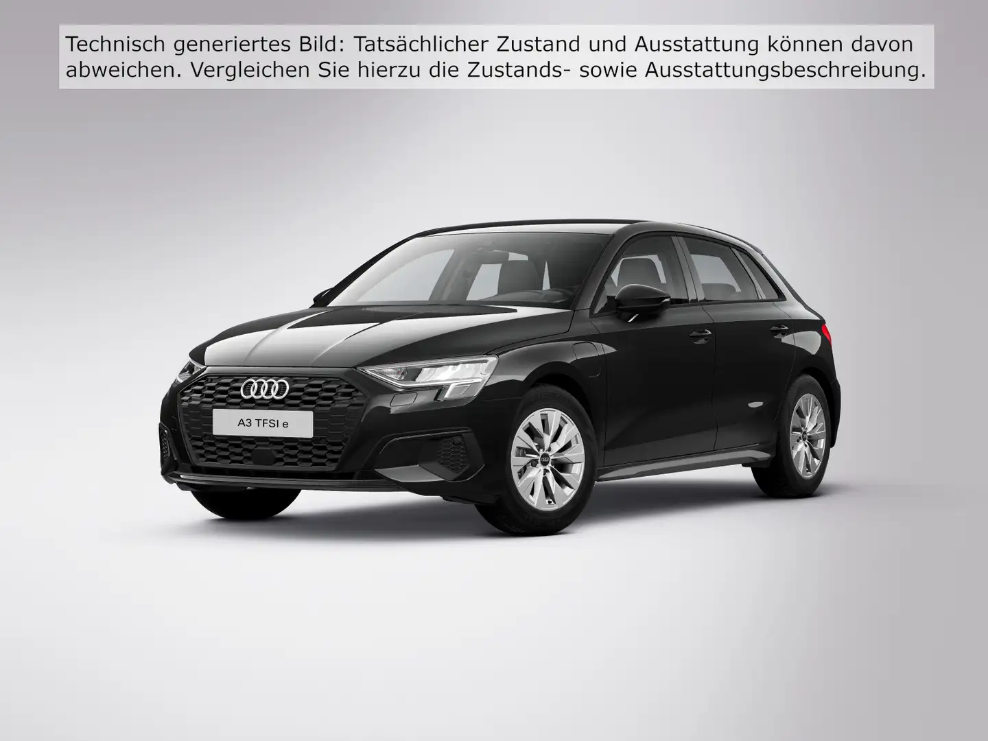 Audi A3 40 TFSIe STDHZG KLIMA GRA Schwarz - 2
