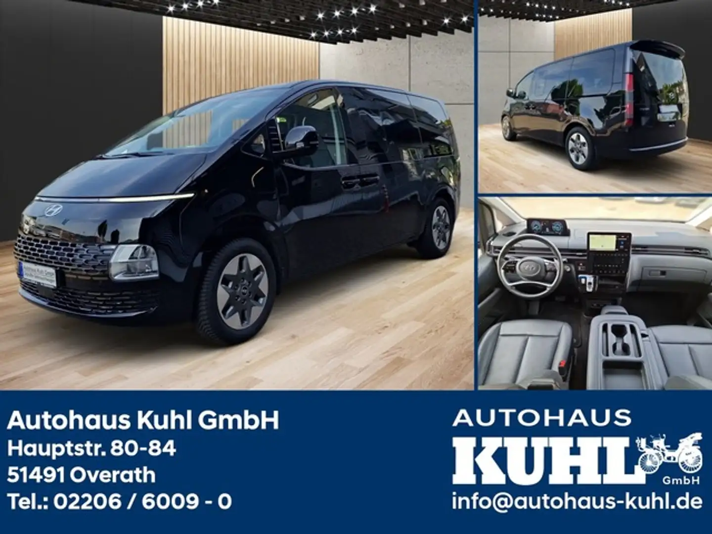 Hyundai STARIA Staria AT Prime+9Sitze+2027 Garantie +Leder+Navi+A Noir - 1