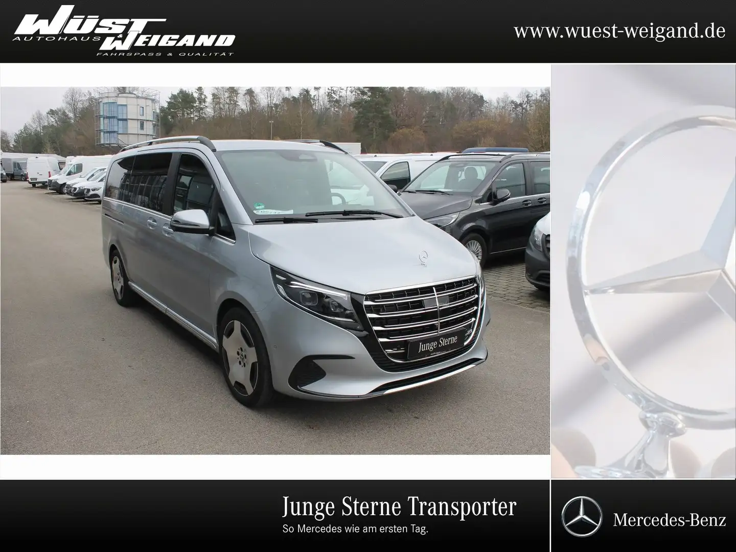 Mercedes-Benz V 300 d 4MATIC EXCLUSIVE+Luxussitze+Kamera+Navi+ Srebrny - 1