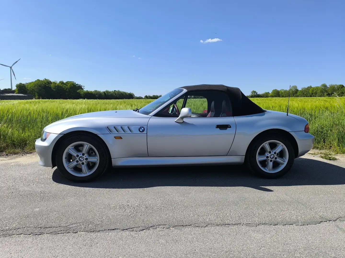 BMW Z3 Youngtimer Z3 Roadster, Sammlerzustand 23800 km Silber - 2