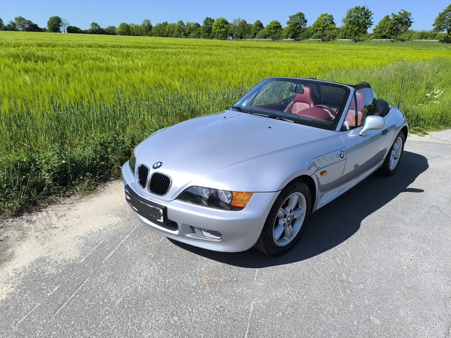 BMW Z3 Youngtimer Z3 Roadster, Sammlerzustand 23800 km Silber - 1