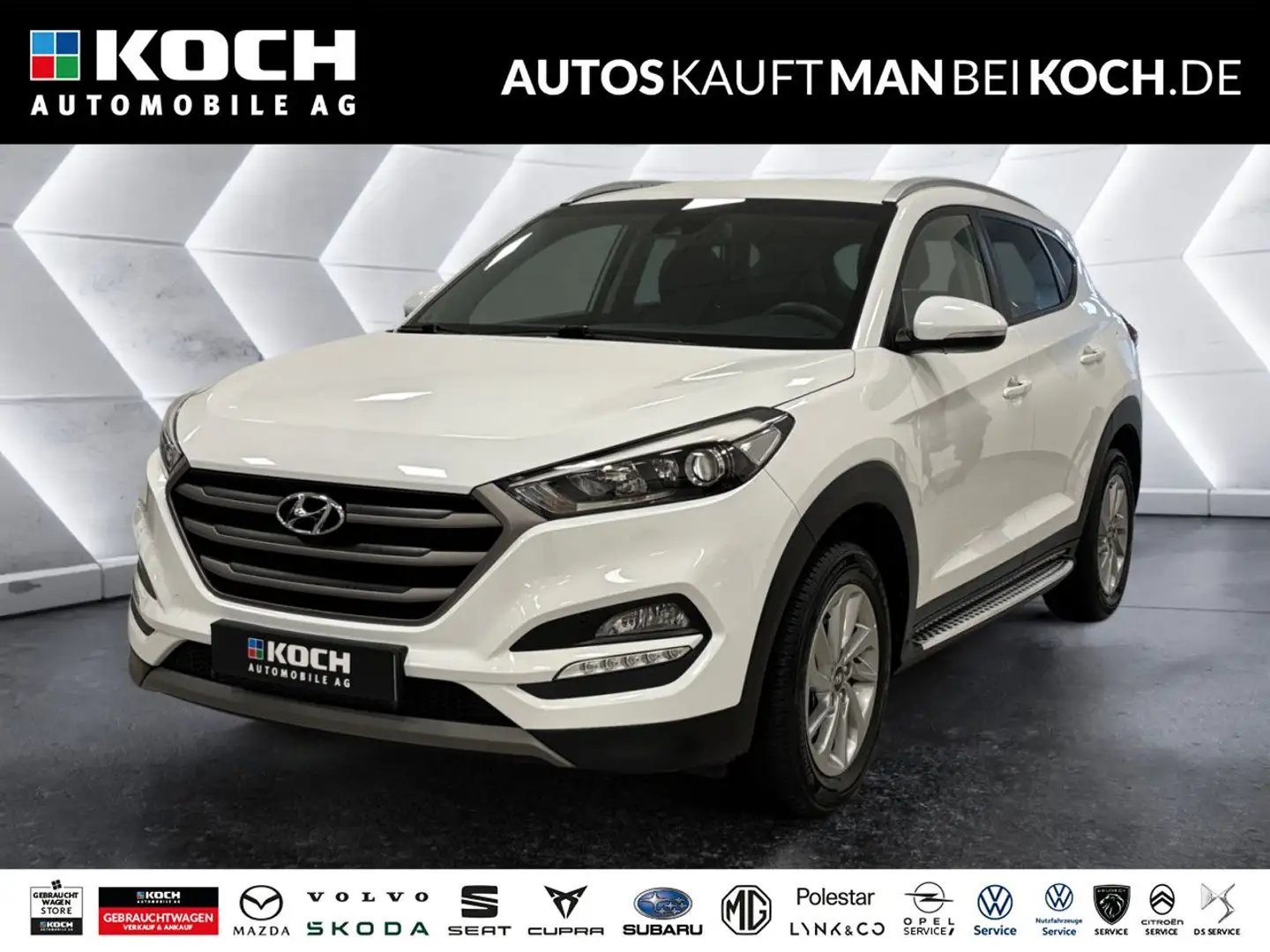 Hyundai TUCSON 1.6 GDi NAVI KAMERA SHZ LHZ TEMPO PDC Klima Weiß - 1