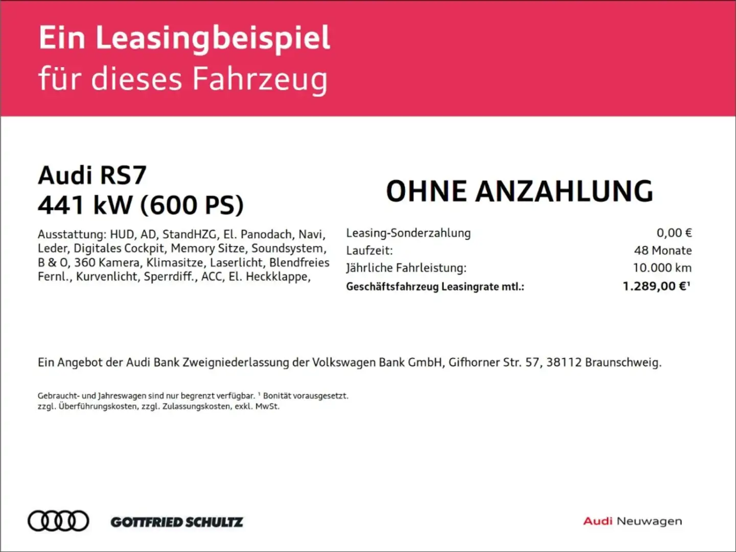 Audi RS7 Sportback 305 km/h StandHZG Panodach Navi Leder HU Grau - 2