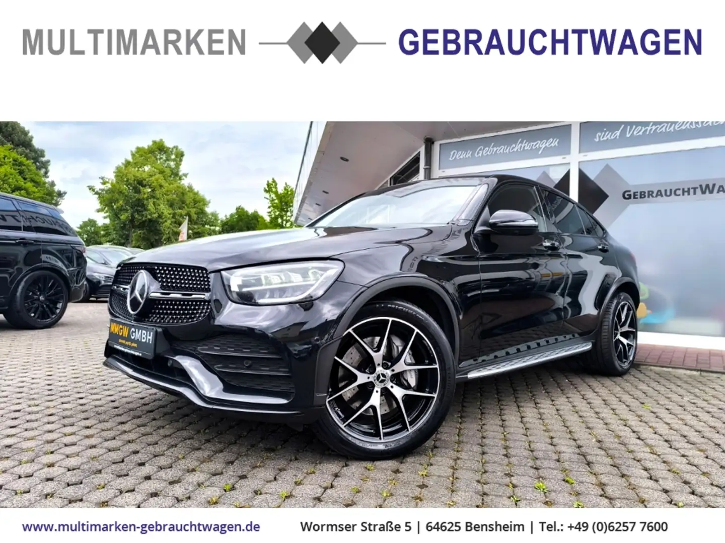 Mercedes-Benz GLC 400 Coupe d 4Matic AMG Line HUD/AHK/Soundsyst Noir - 1