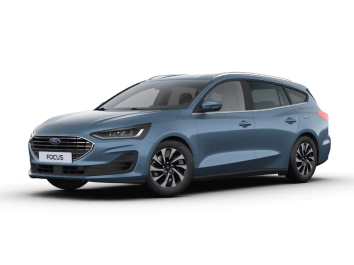 Ford Focus Wagon 1.0 EcoBoost Hybrid Titanium X | Airco (auto Blauw - 1