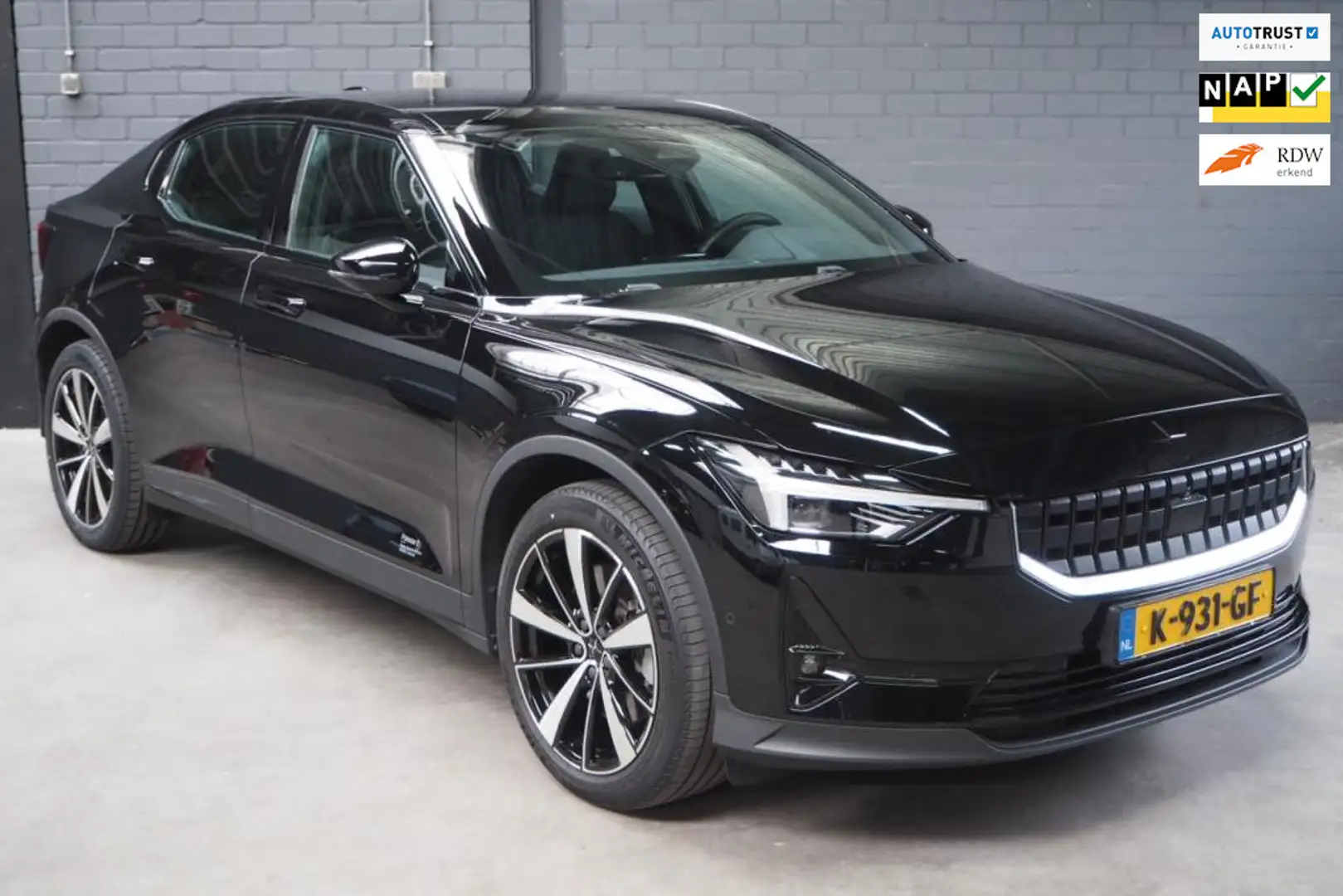 Polestar 2 Long Range Dual -Auto Pilote- Trekhaak 78kWh Noir - 1