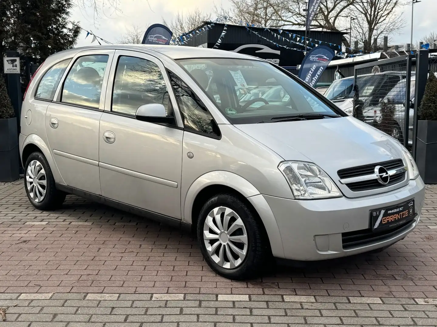 Opel Meriva A 1.6 Edition*Klima*Servo*ZR NEU*TÜV NEU* Argento - 1