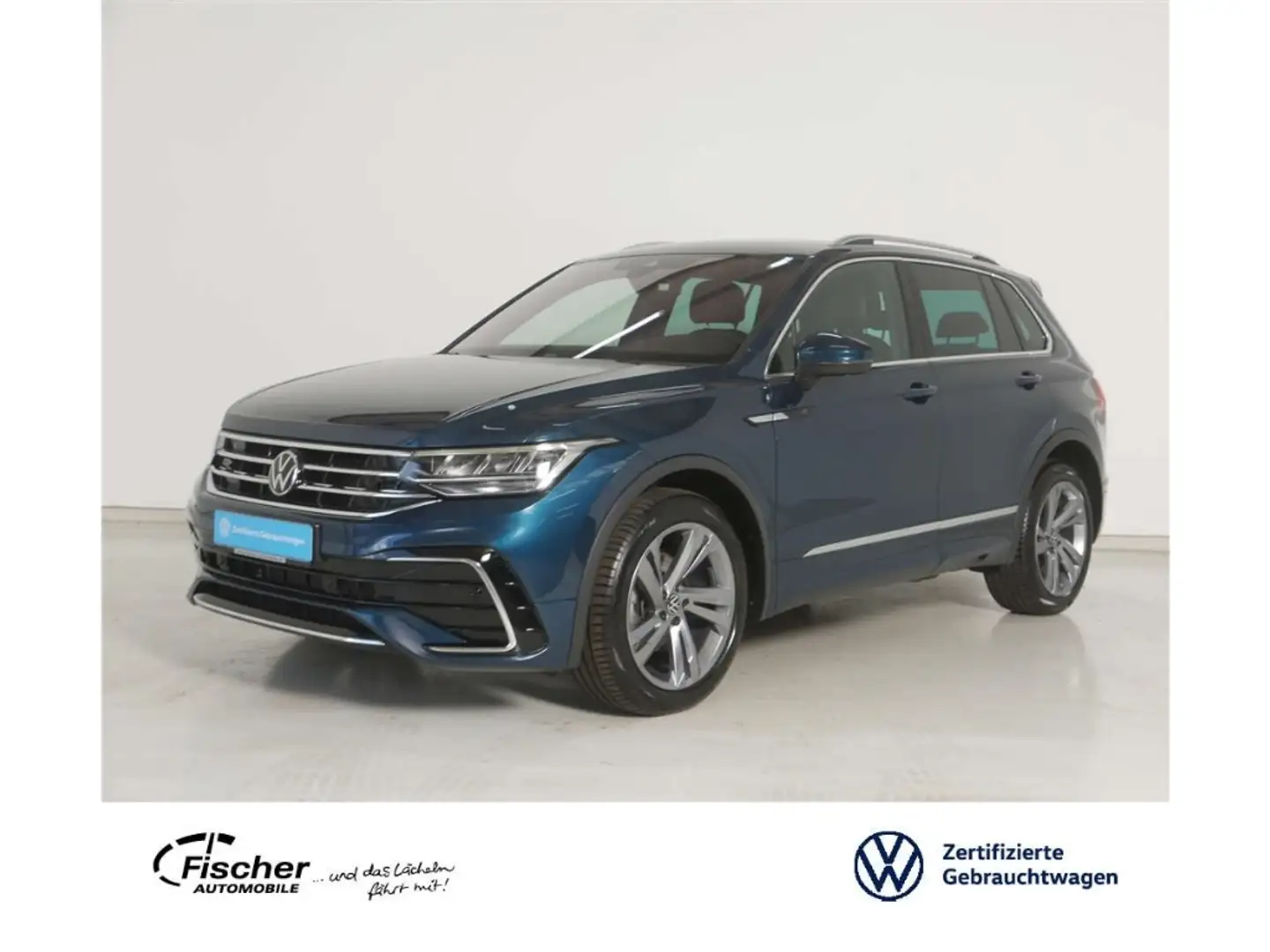 Volkswagen Tiguan 2.0 TDI R-Line DSG NAV/LED/AHK/Kamera/HUD Blau - 1