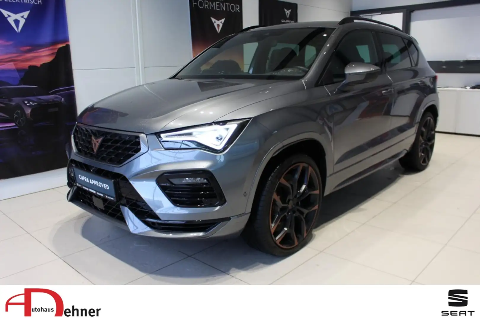 CUPRA Ateca Edition VZ 2.0TSI DSG 4Drive LED/NAVI/HIFI Klima Grau - 1