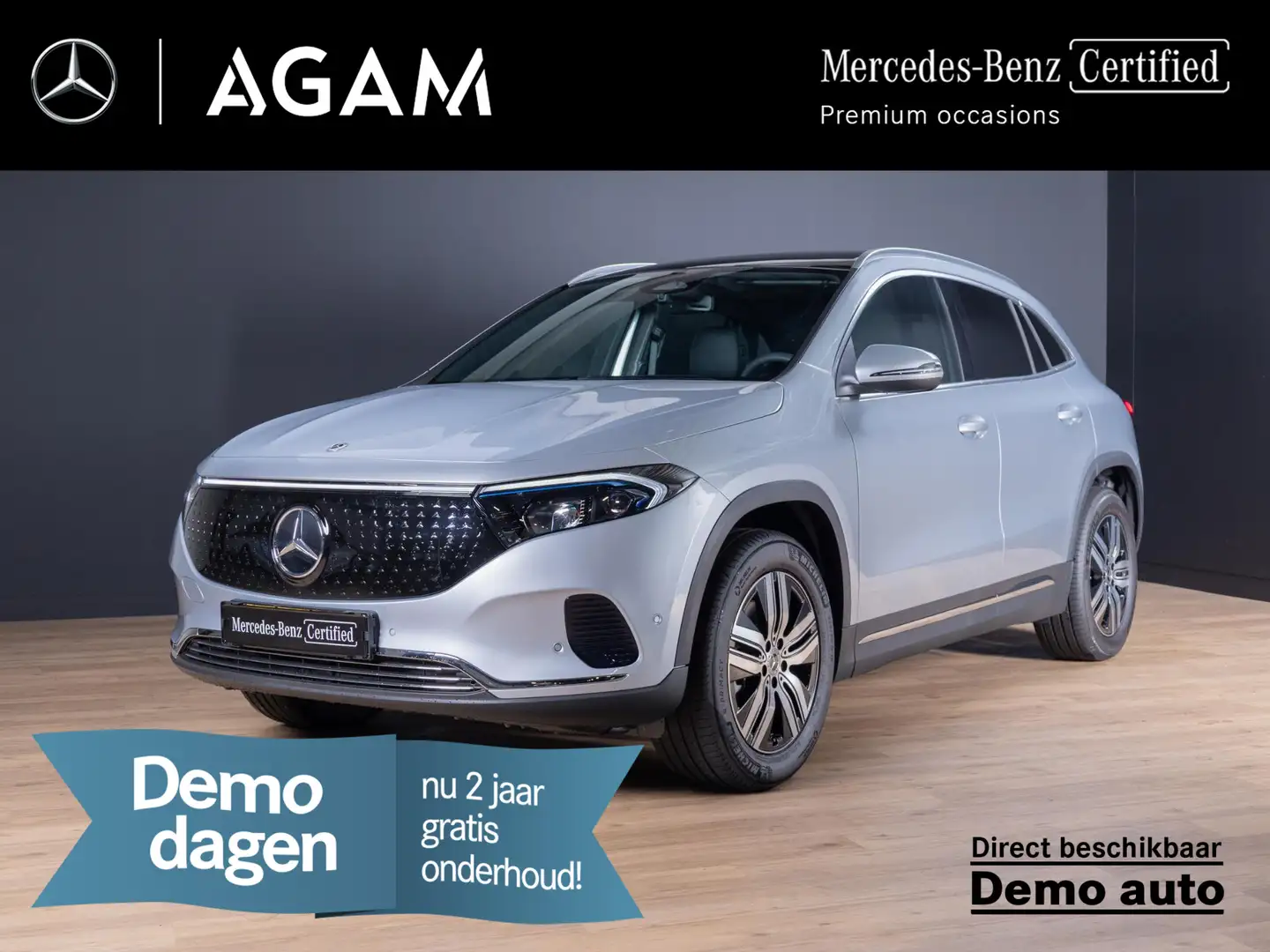 Mercedes-Benz EQA 250 250+ Business Line LIMITED 71 kWh Panorama dak Gris - 1