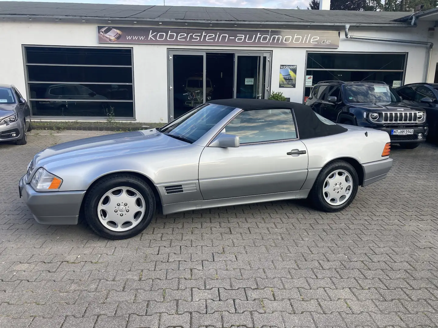 Mercedes-Benz SL 320 R129*Navi,Xenon,Raffleder,Topzustand* Zilver - 1