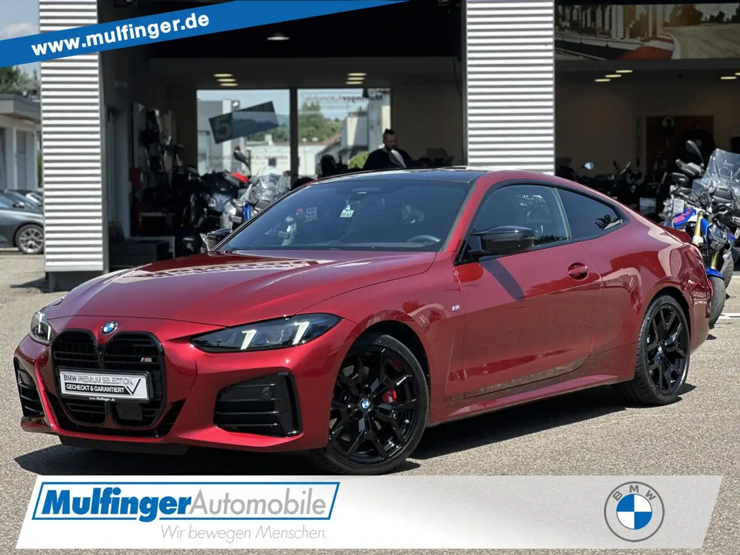 BMW 440 Mi xDr. M-Pro FACELIFT CarbonDach HUD ACC AHK Czerwony - 1