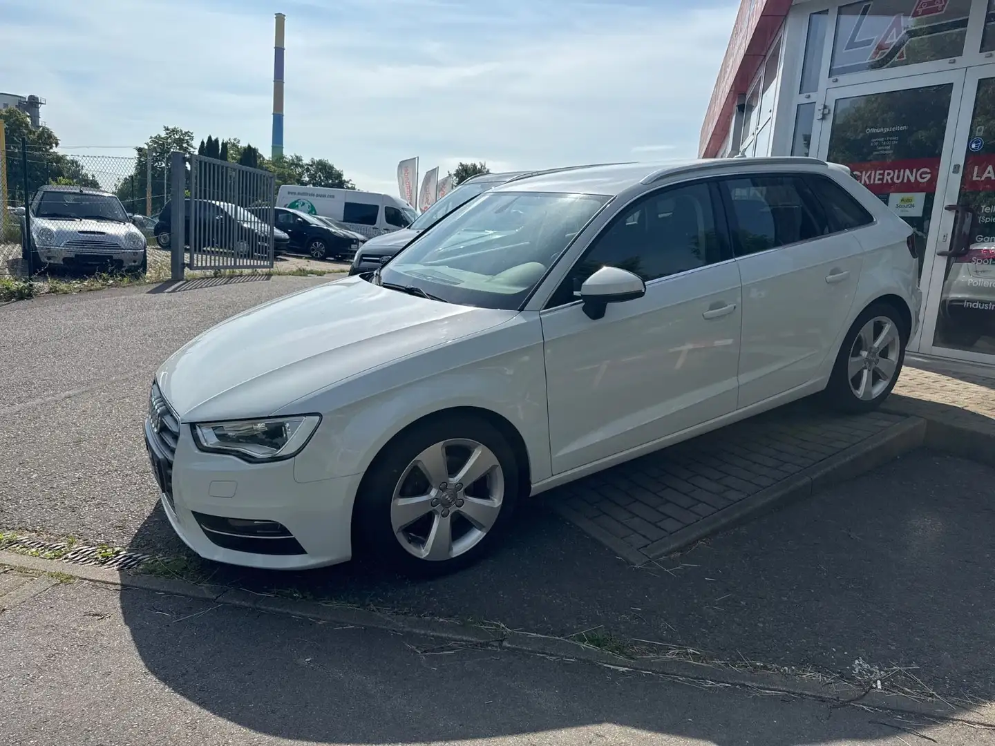 Audi A3 Sportback ambition Blanc - 2