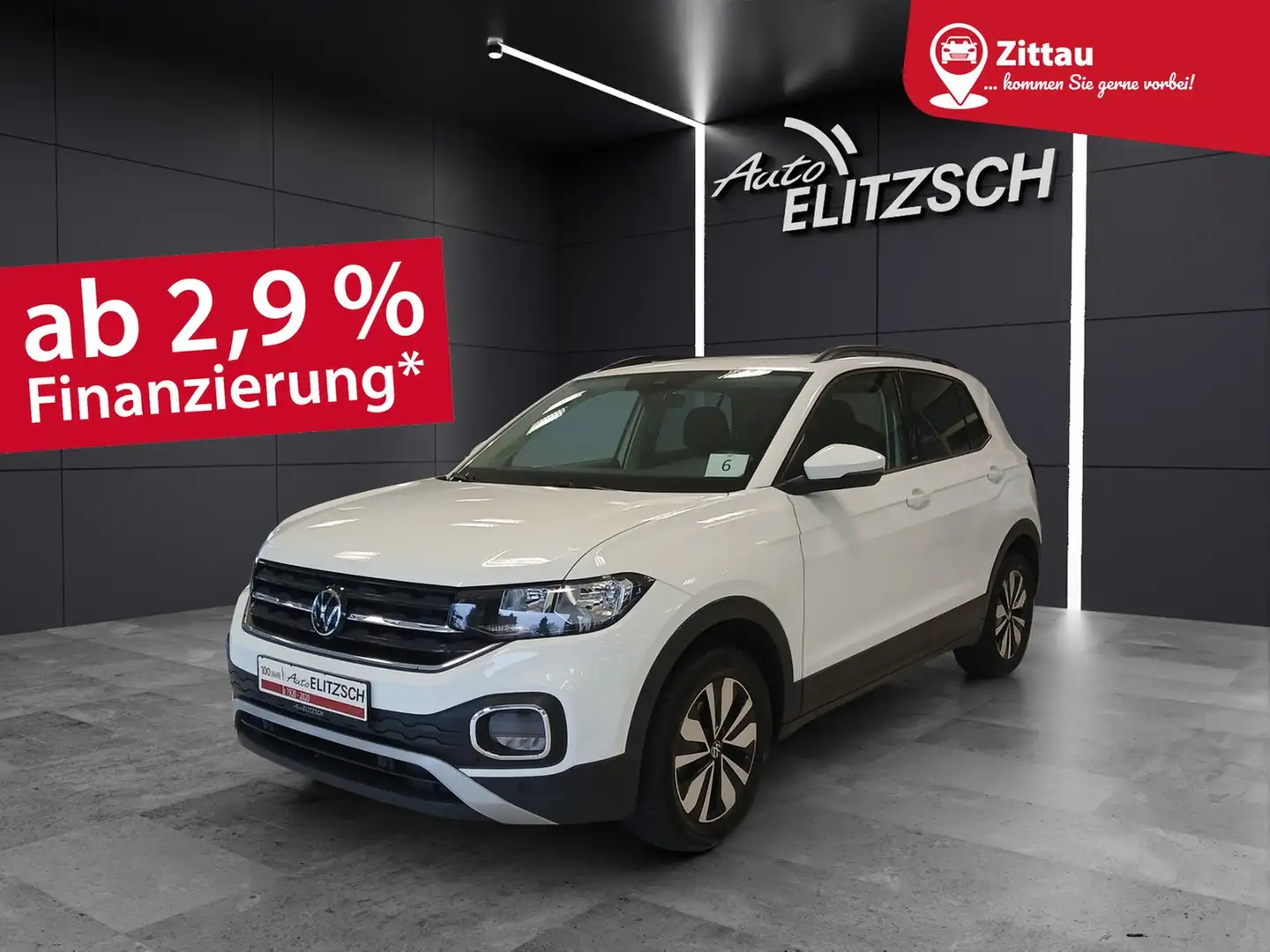 Volkswagen T-Cross TSI Move RFK AHK App-Co. SHZ ACC Climatronic PD... Weiß - 1