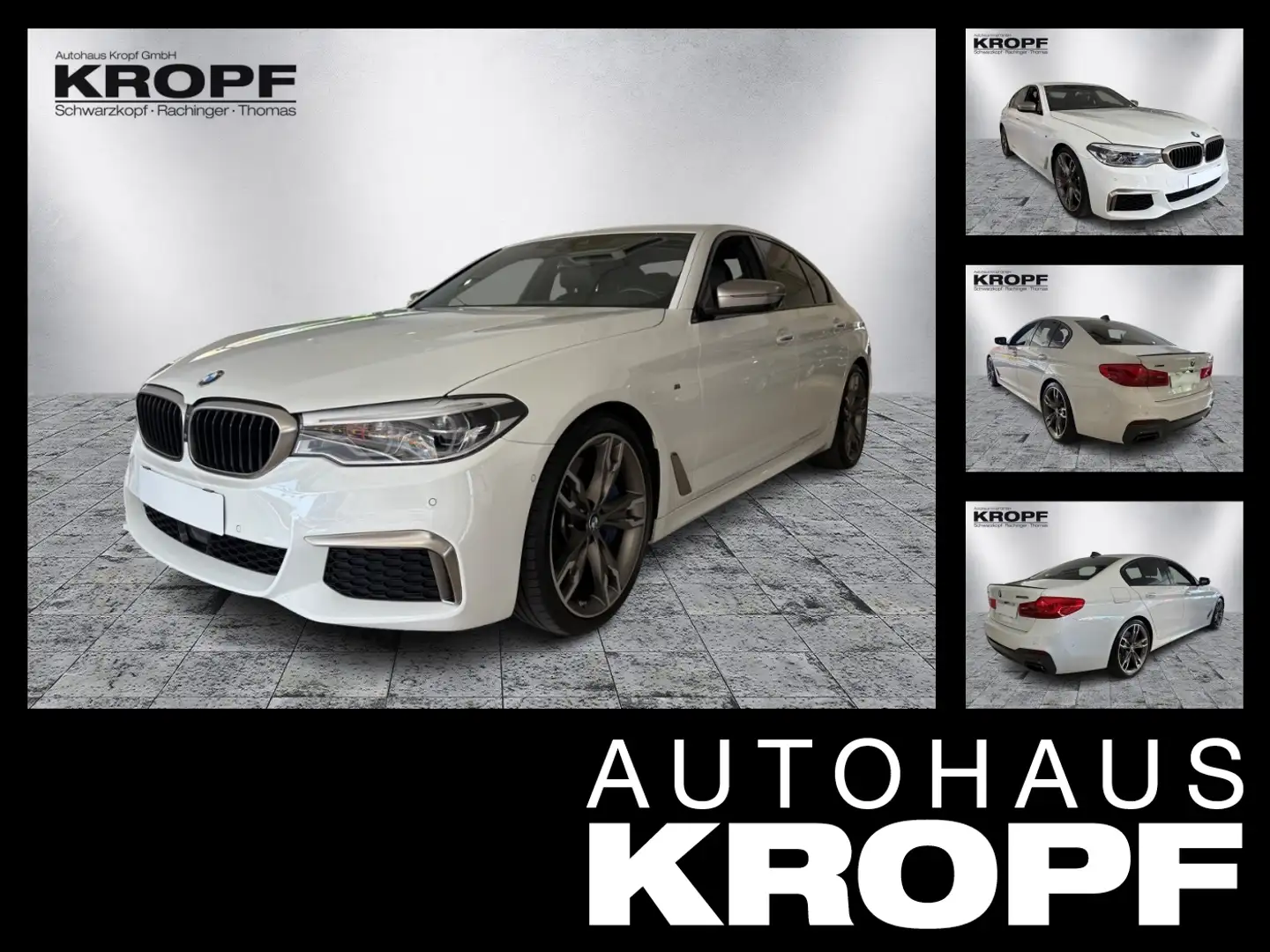 BMW M550 i xDrive ACC+LED+Navi+SHZ+Standh. Blanc - 1