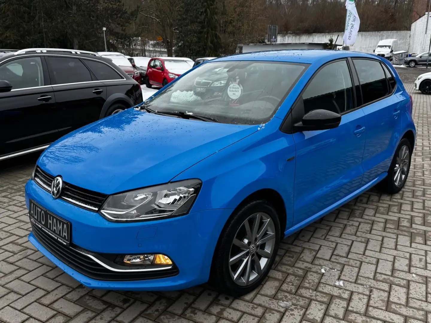 Volkswagen Polo 1.4 TDI Fresh *NAVI*SHZ*PDC*ALU* Blau - 2