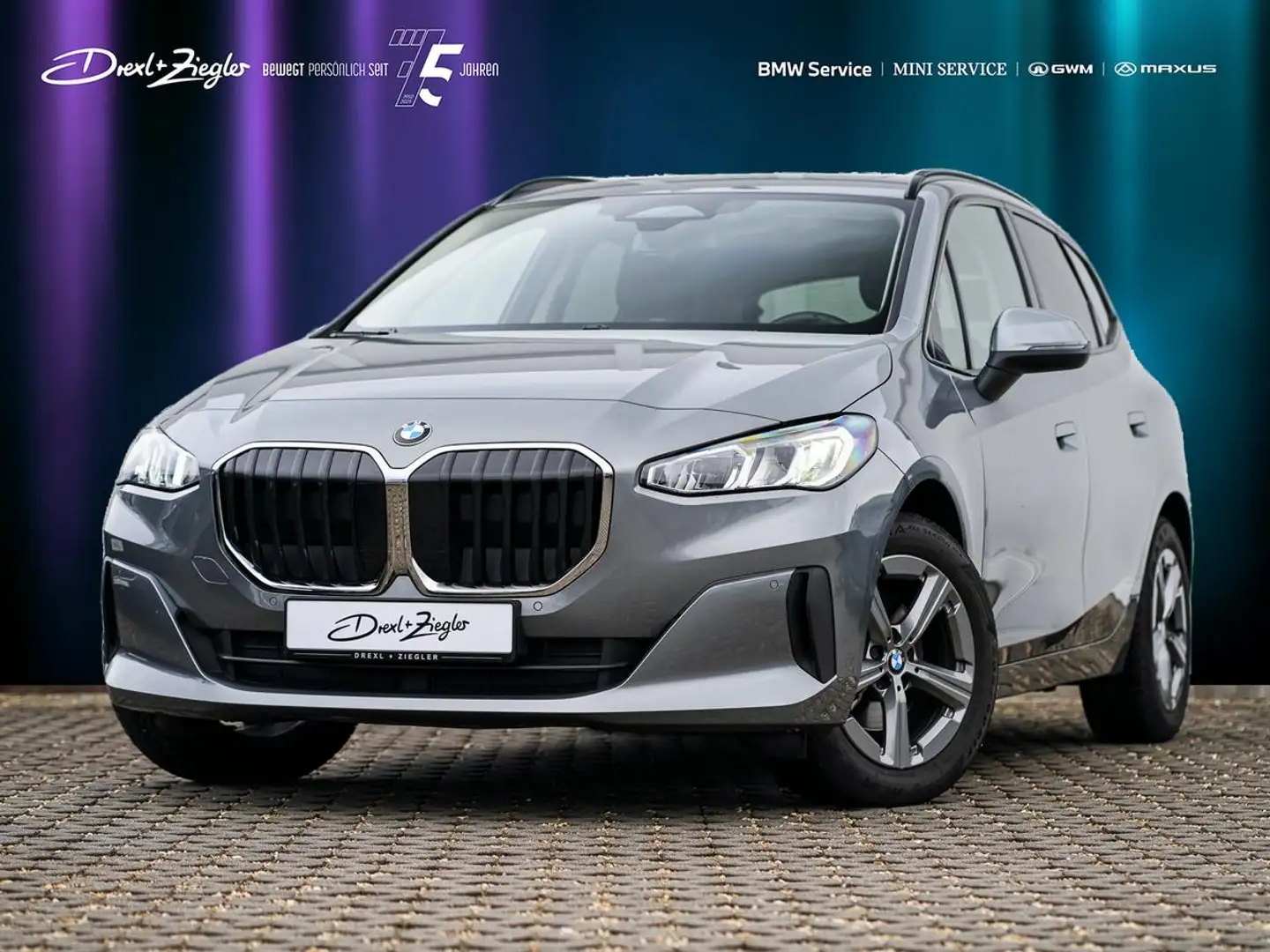 BMW 218 218i Active Tourer Travel GSD AHK LKH RFK DAB 17" Grau - 1