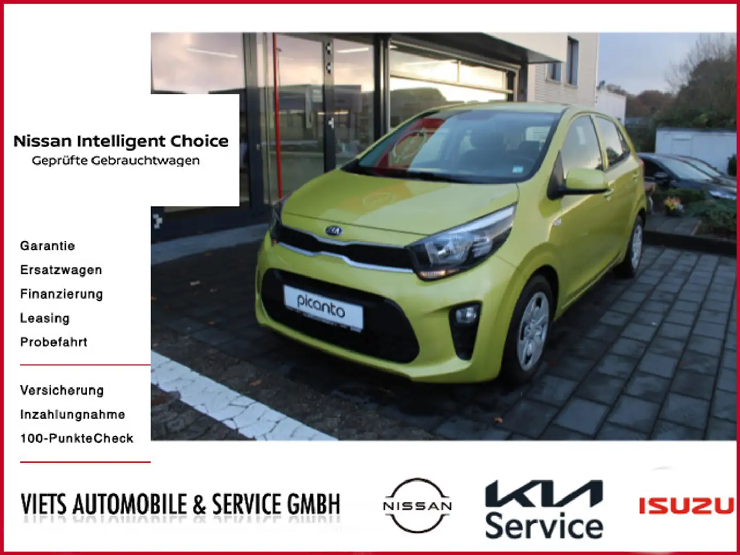 Kia Picanto 1.0 Edition 7 Alu Sitzheizung Klima Gelb - 1