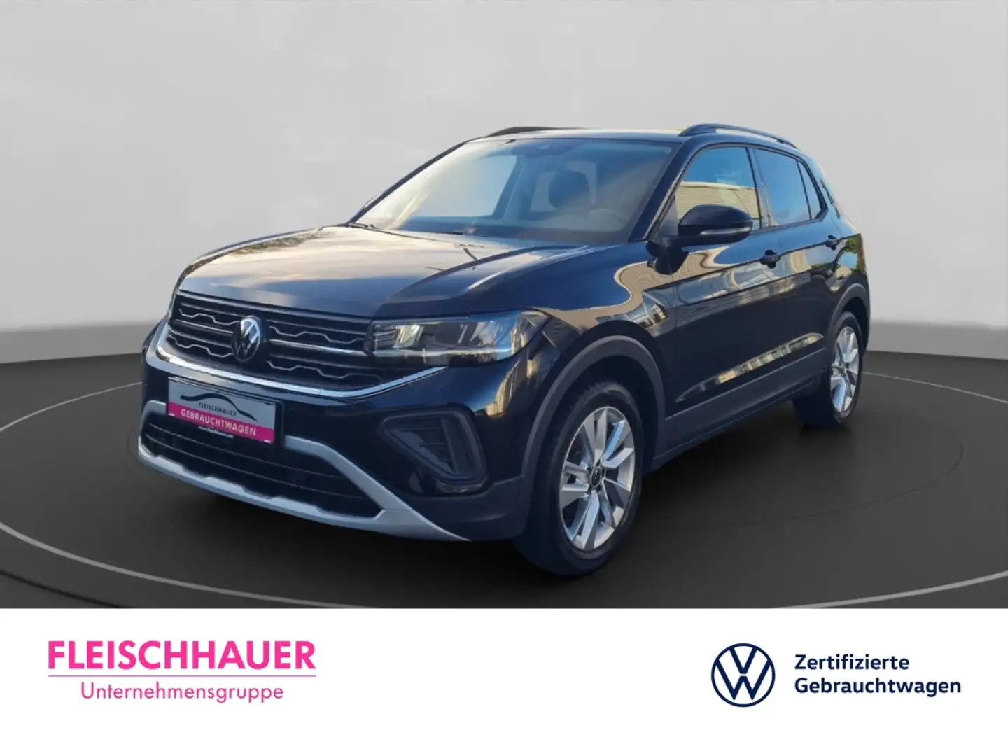 Volkswagen T-Cross 1,0 TSI Goal Navi+PDC-Plus+ACC+LED+CarPlay Schwarz - 1