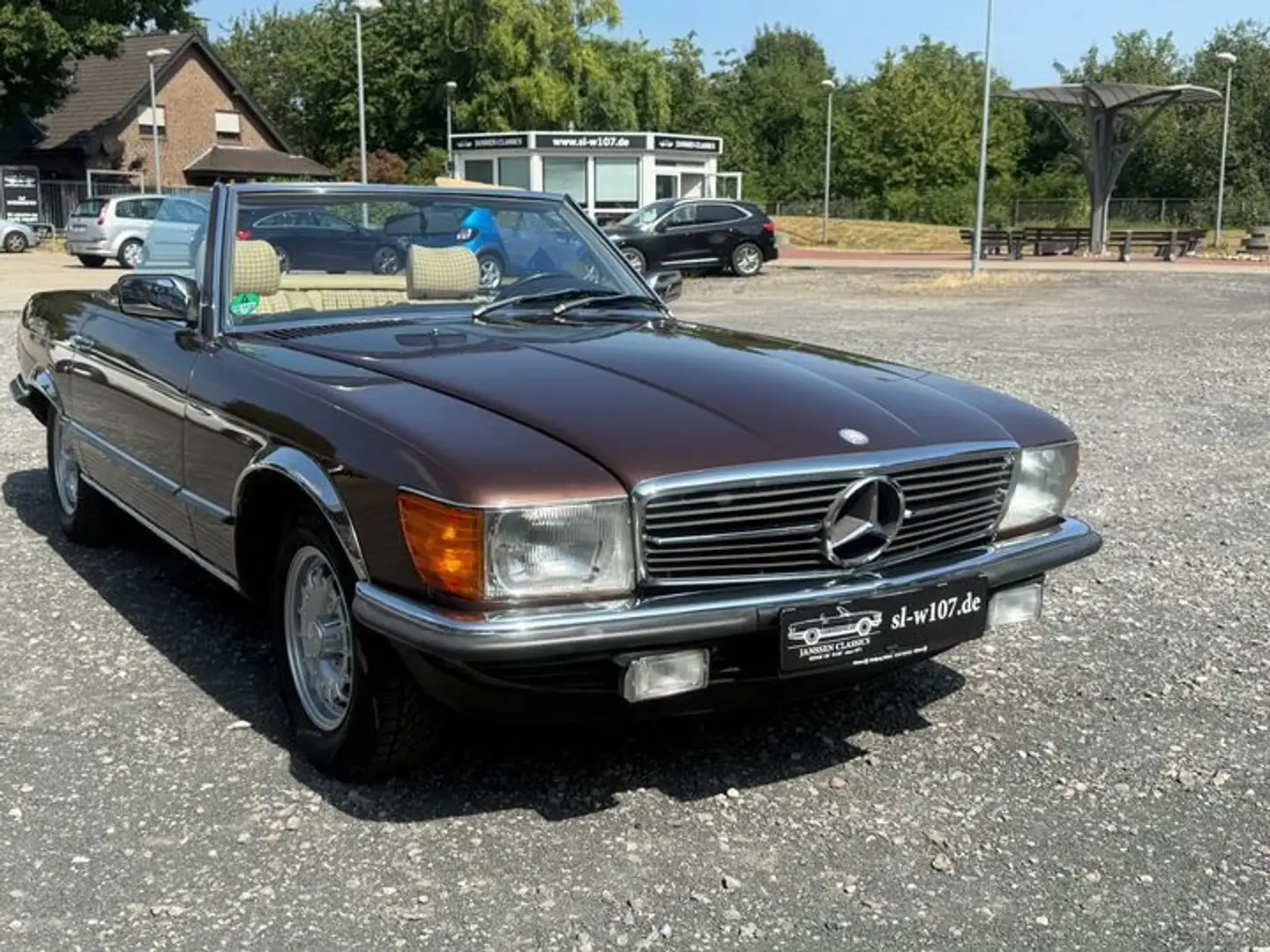 Mercedes-Benz SL 280 5 Gang Schaltwagen mit AHK Braun - 2