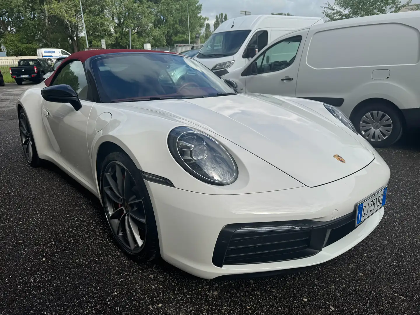 Porsche 911 Cabrio 3.0 Carrera 4S auto Giallo - 2