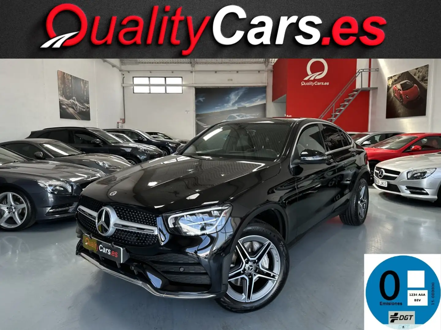 Mercedes-Benz GLC 300 Coupé 300de 4Matic Negro - 1