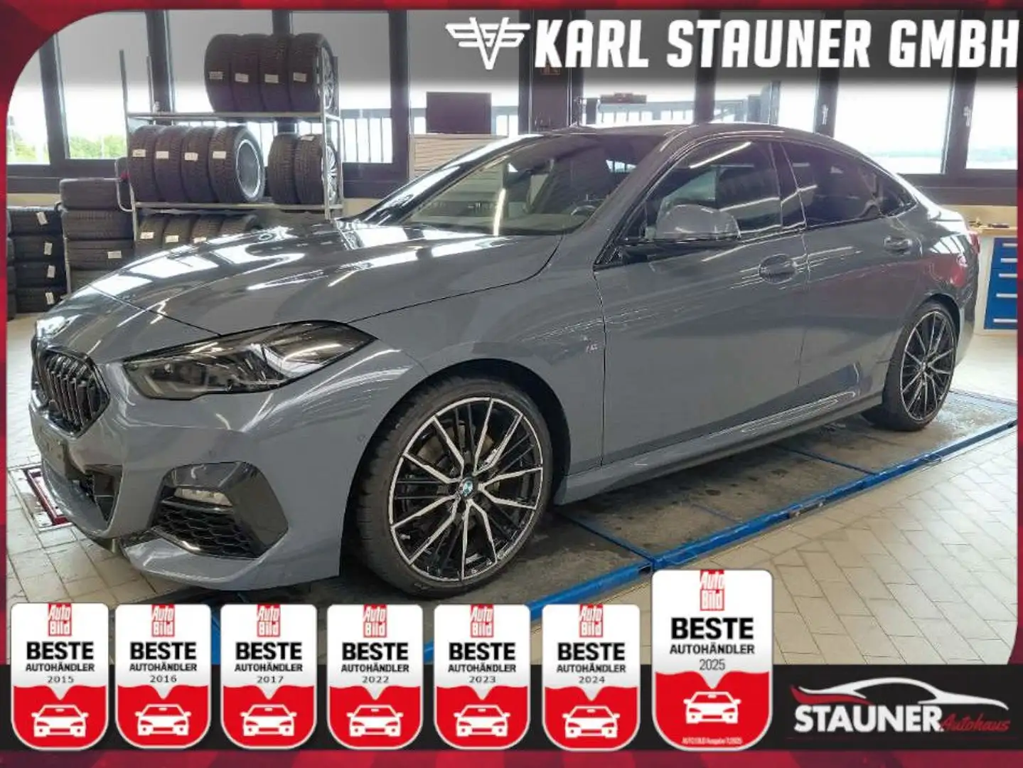 BMW 220d Cran Coupe xDrive M-Sport KAMERA LED DAB Grau - 1