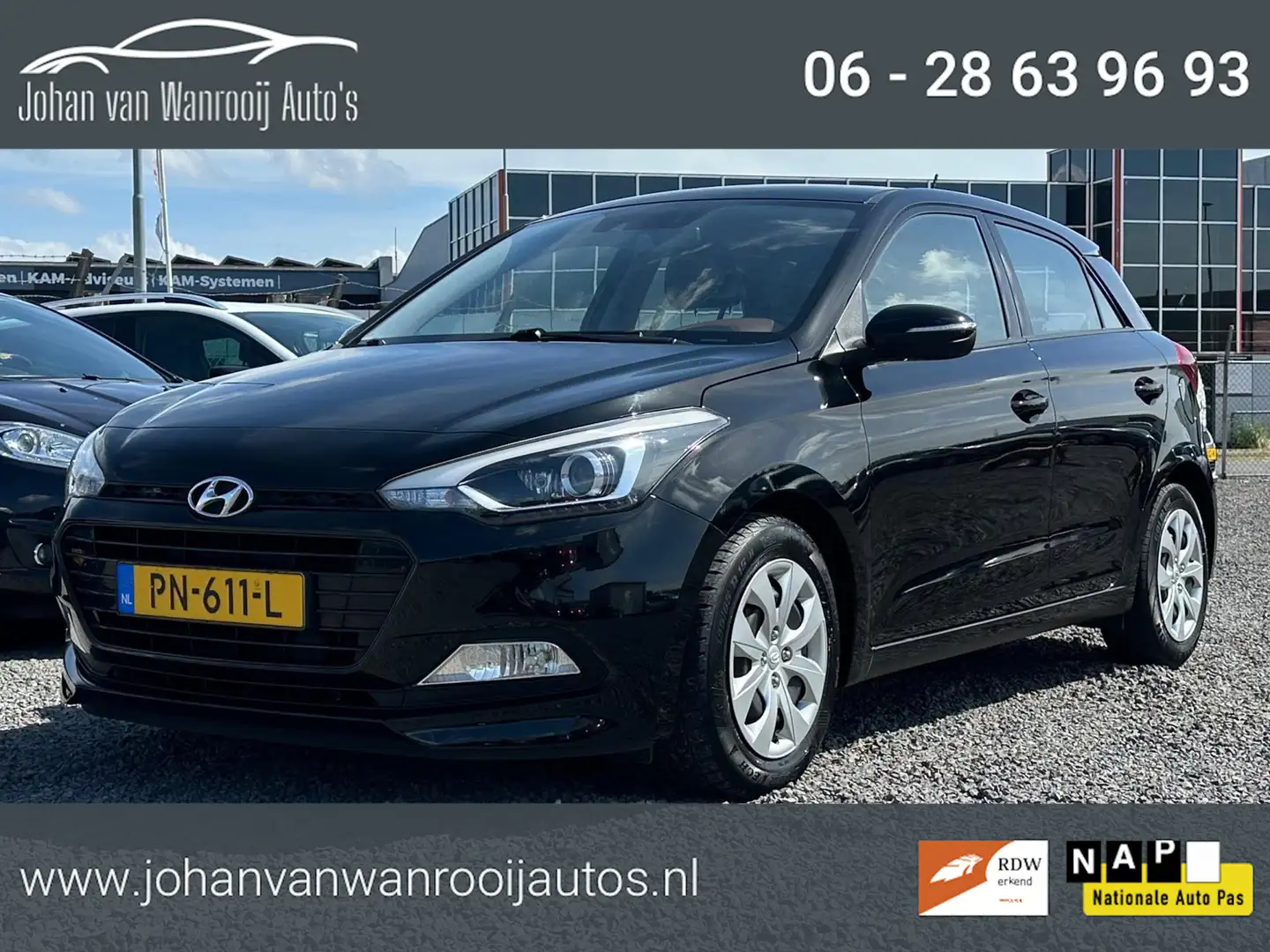 Hyundai i20 1.0 T-GDI Comfort/NAVI/CAMERA/NW APK Noir - 1