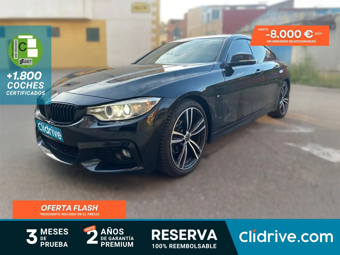 BMW 420 420d Gran Coupé Negro - 1