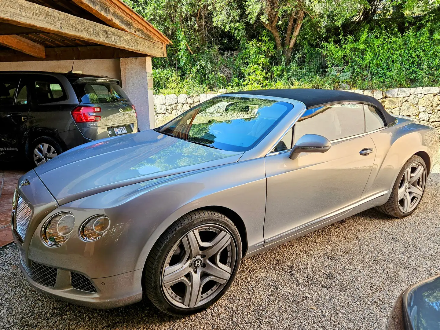 Bentley Continental GTC Argent - 2