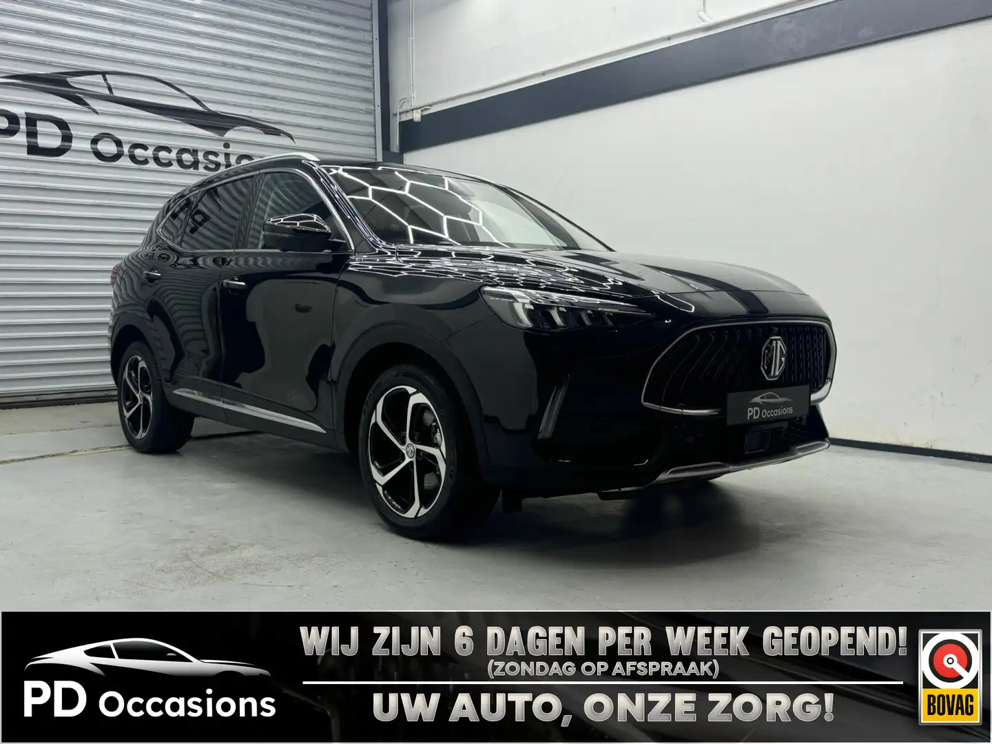 MG EHS 1.5 TGDI Luxury Facelift PLUG -IN - Pano - Leder - Zwart - 1