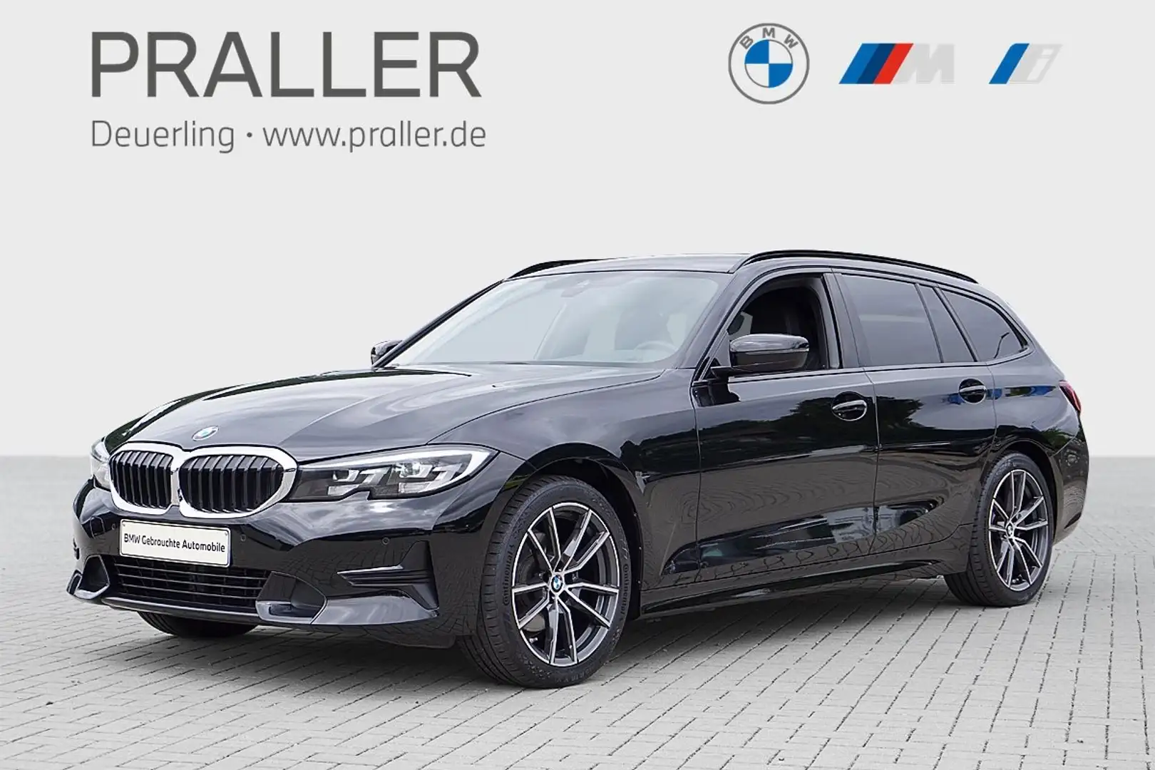 BMW 320 d Touring Sport Line AHK 18" Navi Pro DAB PDC Spor Schwarz - 1