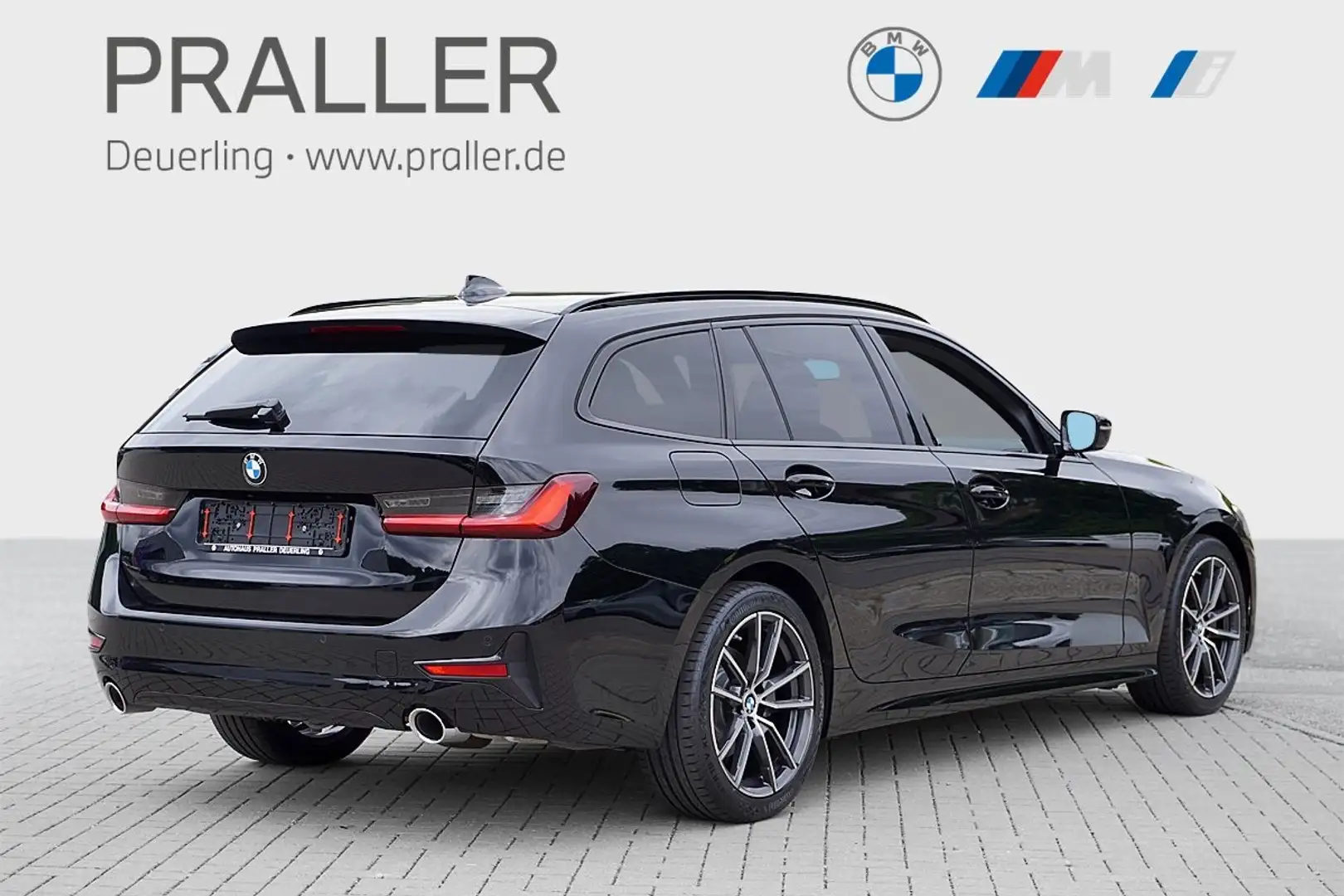 BMW 320 d Touring Sport Line AHK 18" Navi Pro DAB PDC Spor Schwarz - 2