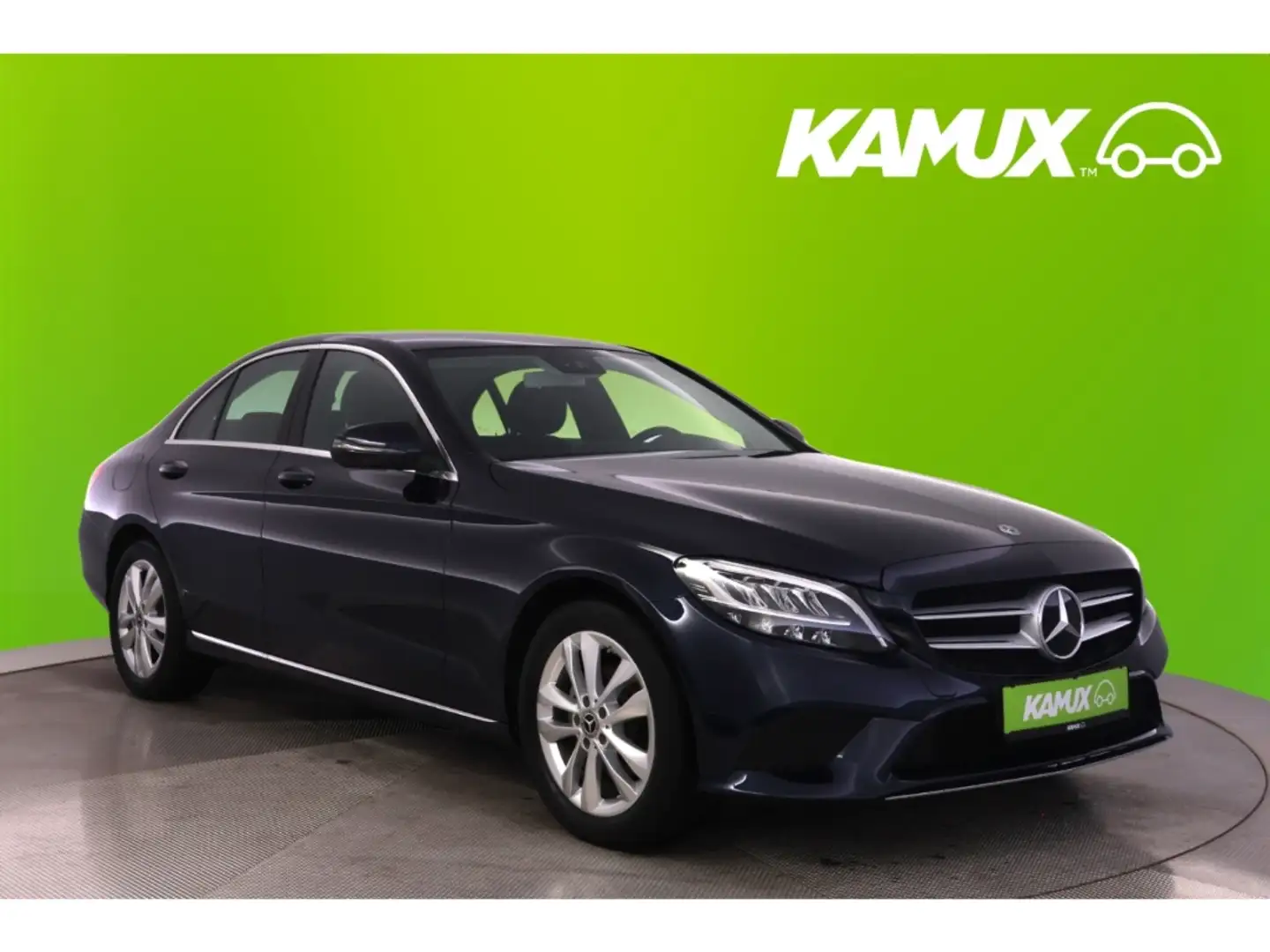 Mercedes-Benz C 180 9G-tronic Avantgarde+LED+NAVI+LEDER+PDC Bleu - 1