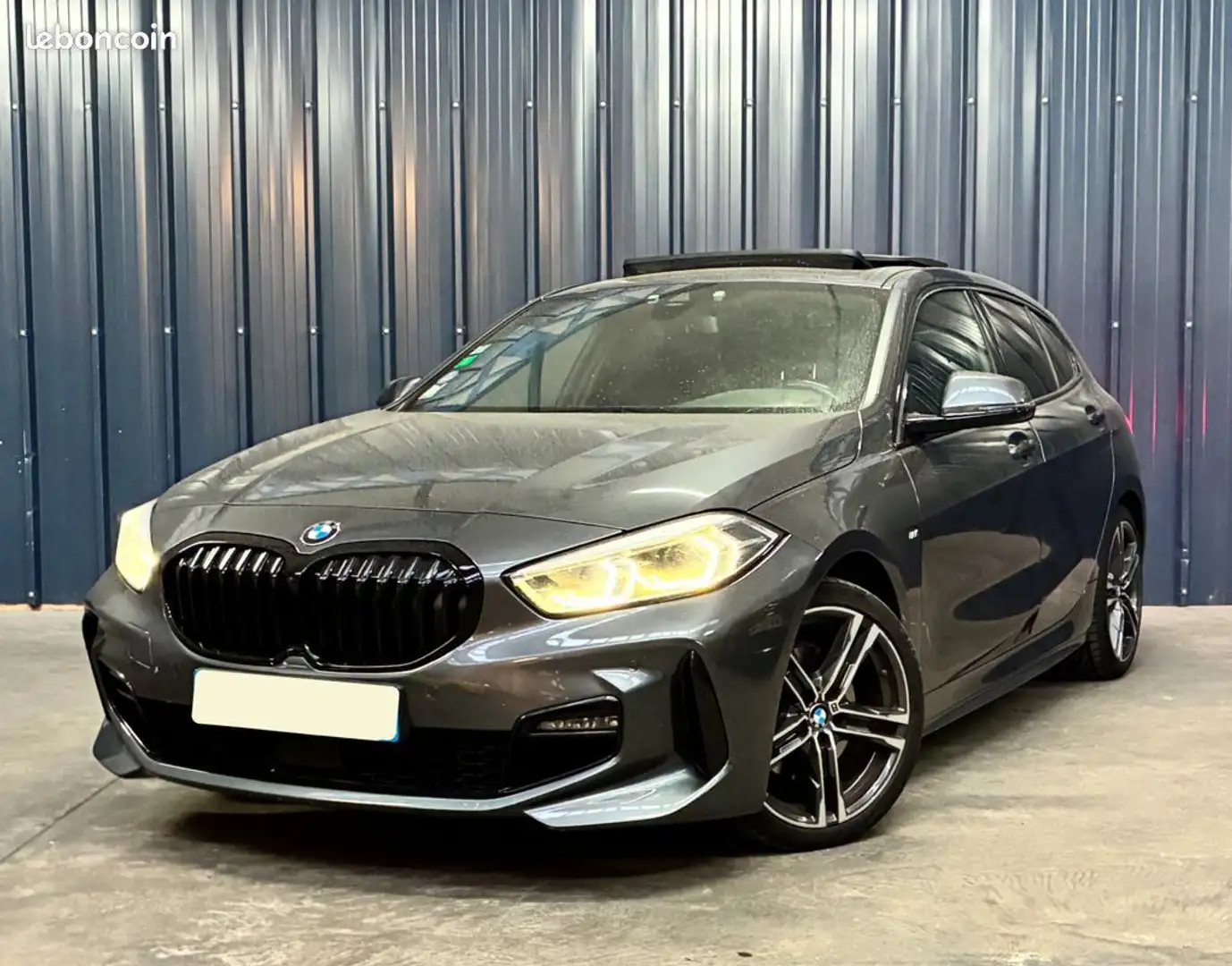 BMW 118 118i Pack M Ultimate Boite automatique Garantie an Toit ouvrant Caméra de recul Sièges chauffants Virtual cockpit Gris - 2