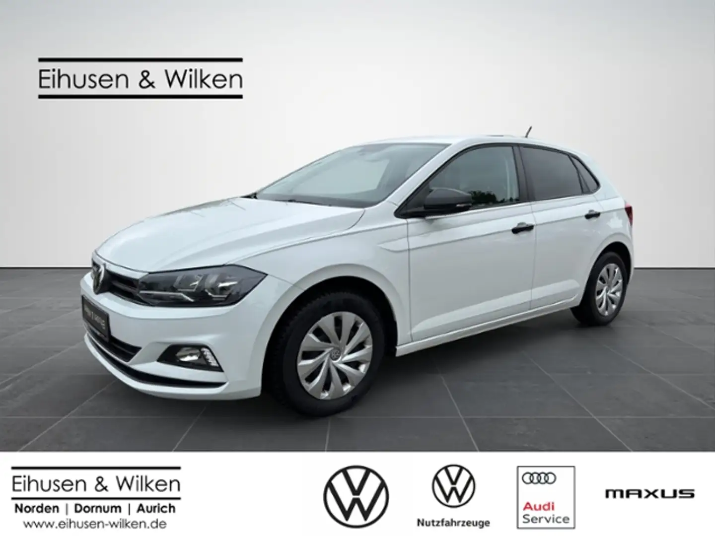 Volkswagen Polo 1.0+TRENDLINE+KLIMA+NSW+APP+MFA+ Белый - 1