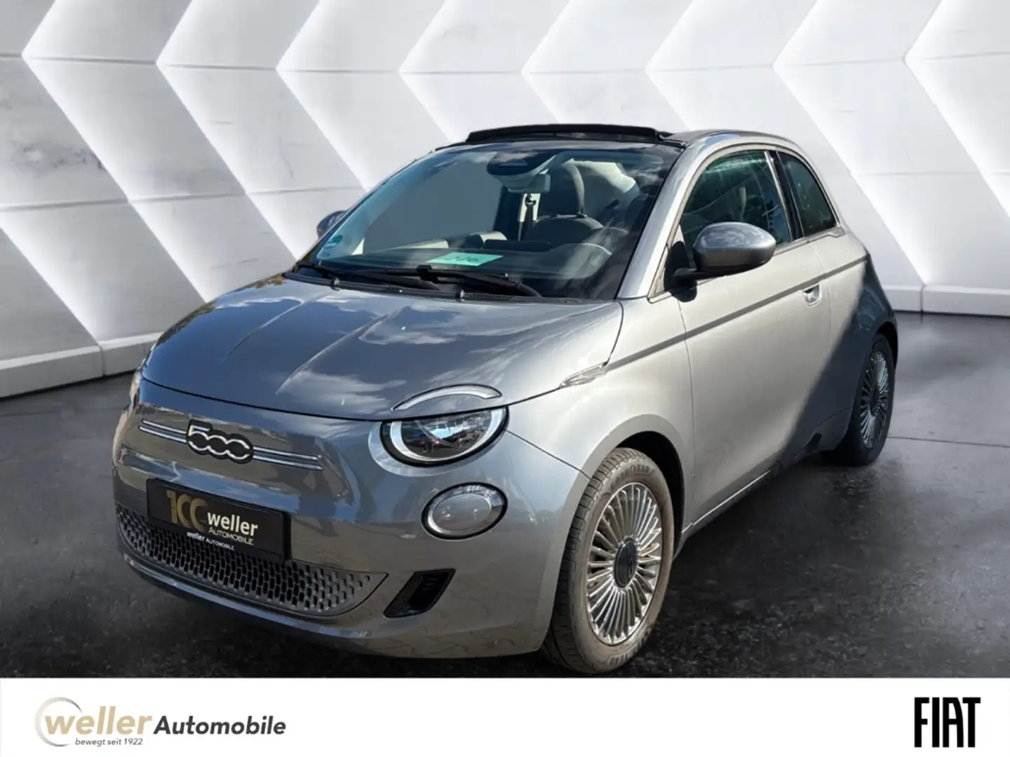 Fiat 500e Icon 42Kwh Rückfahrkamera Klimaautomatik Navi Appl Grau - 1