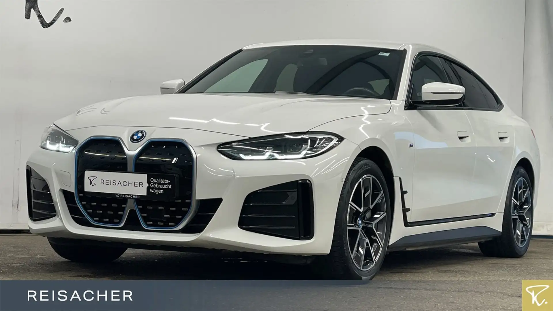 BMW i4 A eDrive35 Gran Coupé M-Sport LC+ PDC RFK 18" Weiß - 1