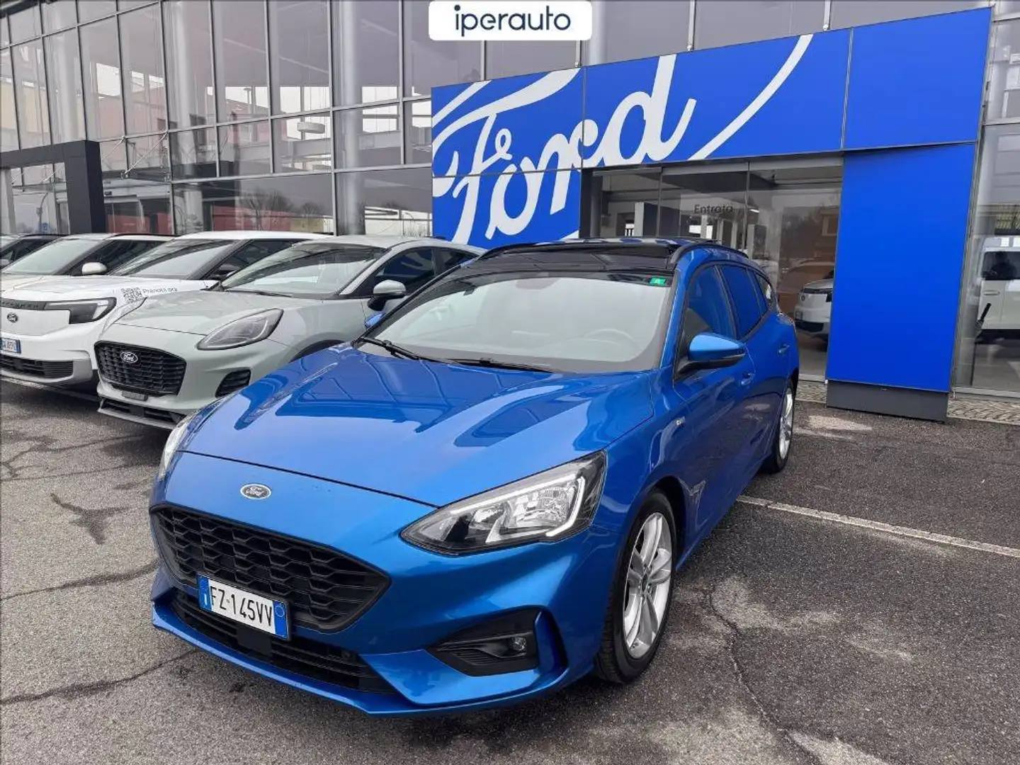 Ford Focus sw 1.5 ecoblue st-line s&s 120cv *AUTOCARRO* Bleu - 1
