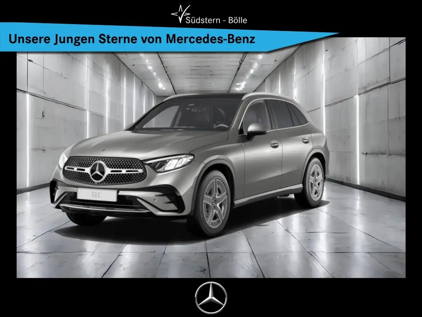 Mercedes-Benz GLC 300 4M AMG+AHK+PANO+MEM.+LNKR.HZG.+TOTW.+KAM Argent - 1