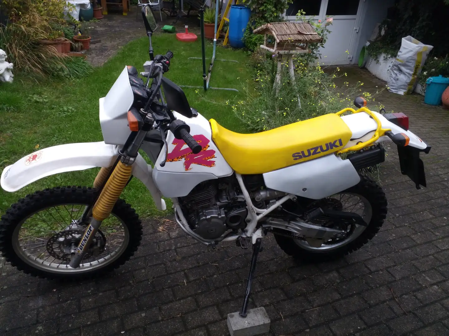 Suzuki DR 350 DR 350 S Kickstarter Blanco - 2