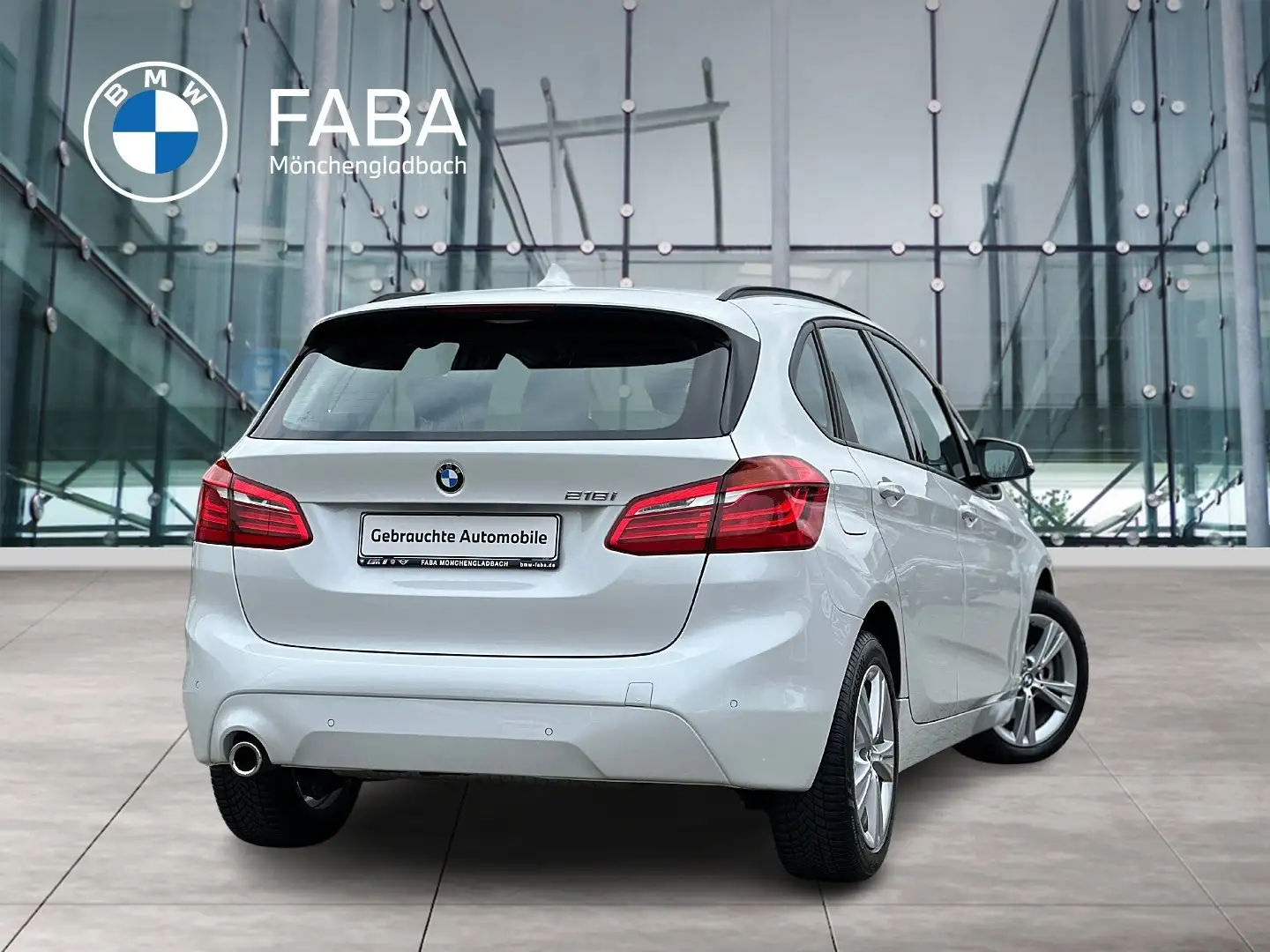 BMW 218 i Active Tourer Advantage LED Navi Tempomat Blanc - 2