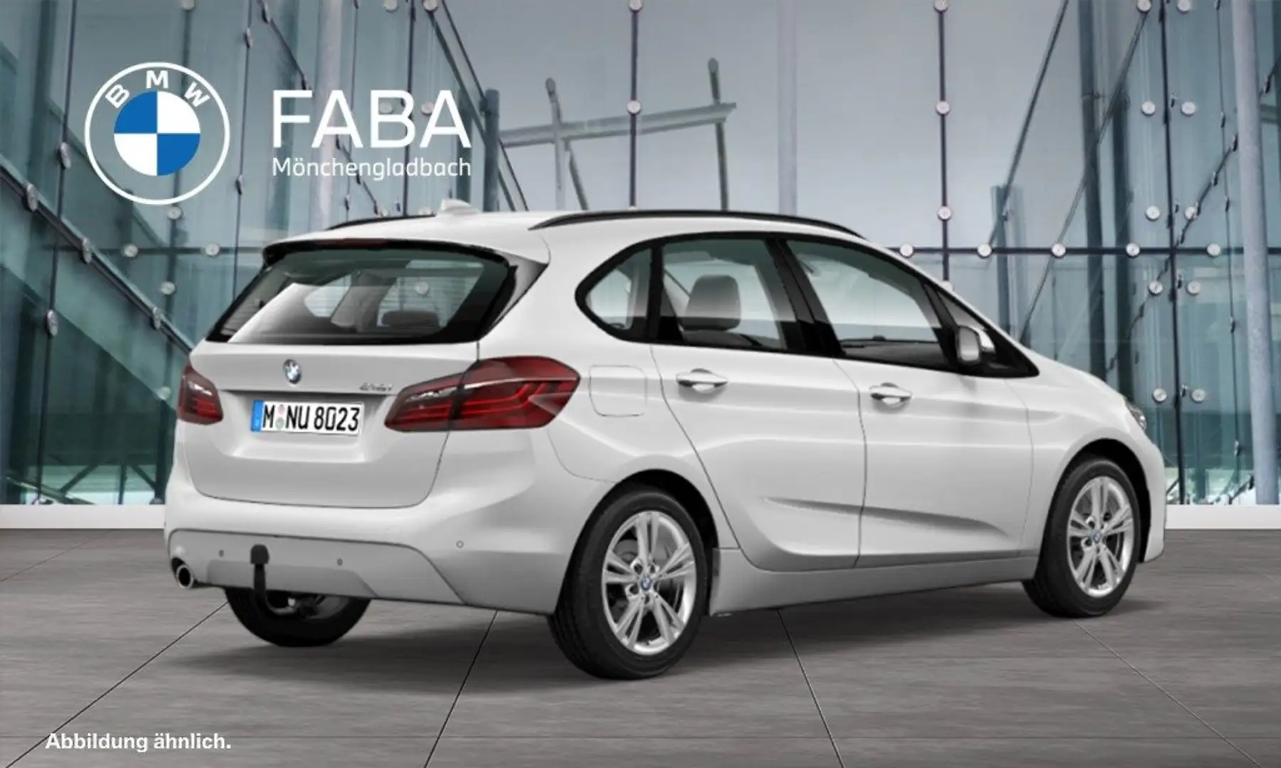 BMW 218 i Active Tourer Advantage LED Navi Tempomat Weiß - 2
