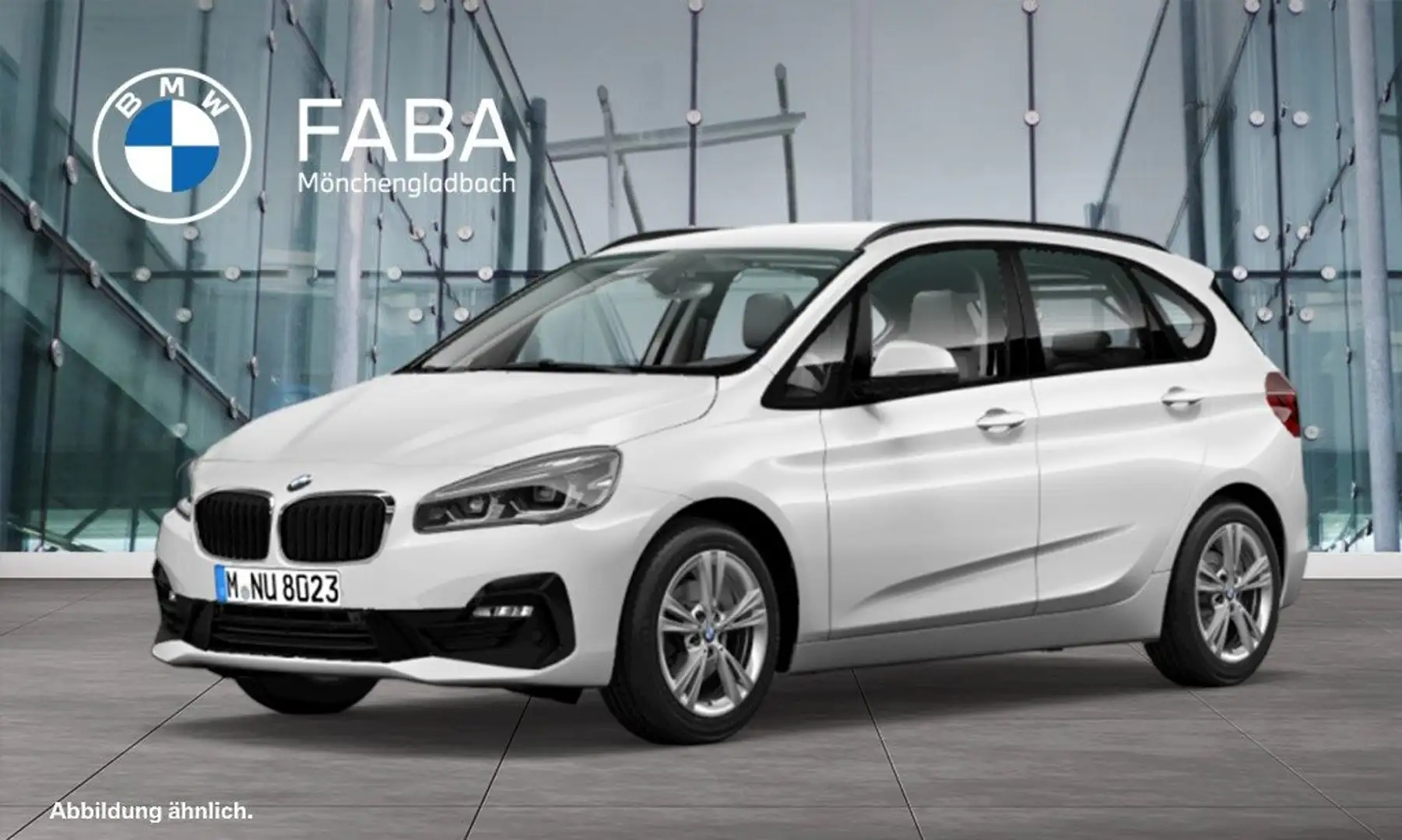 BMW 218 i Active Tourer Advantage LED Navi Tempomat Weiß - 1