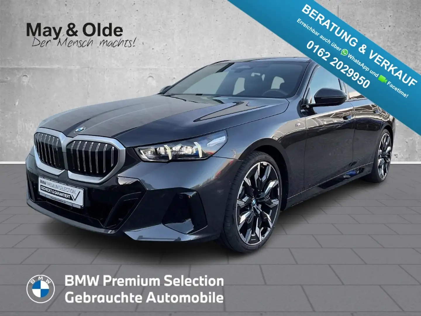 BMW 520 i M Sportpaket AHK ACC Navi Soundsy-HK Adap-LED Le Grau - 1