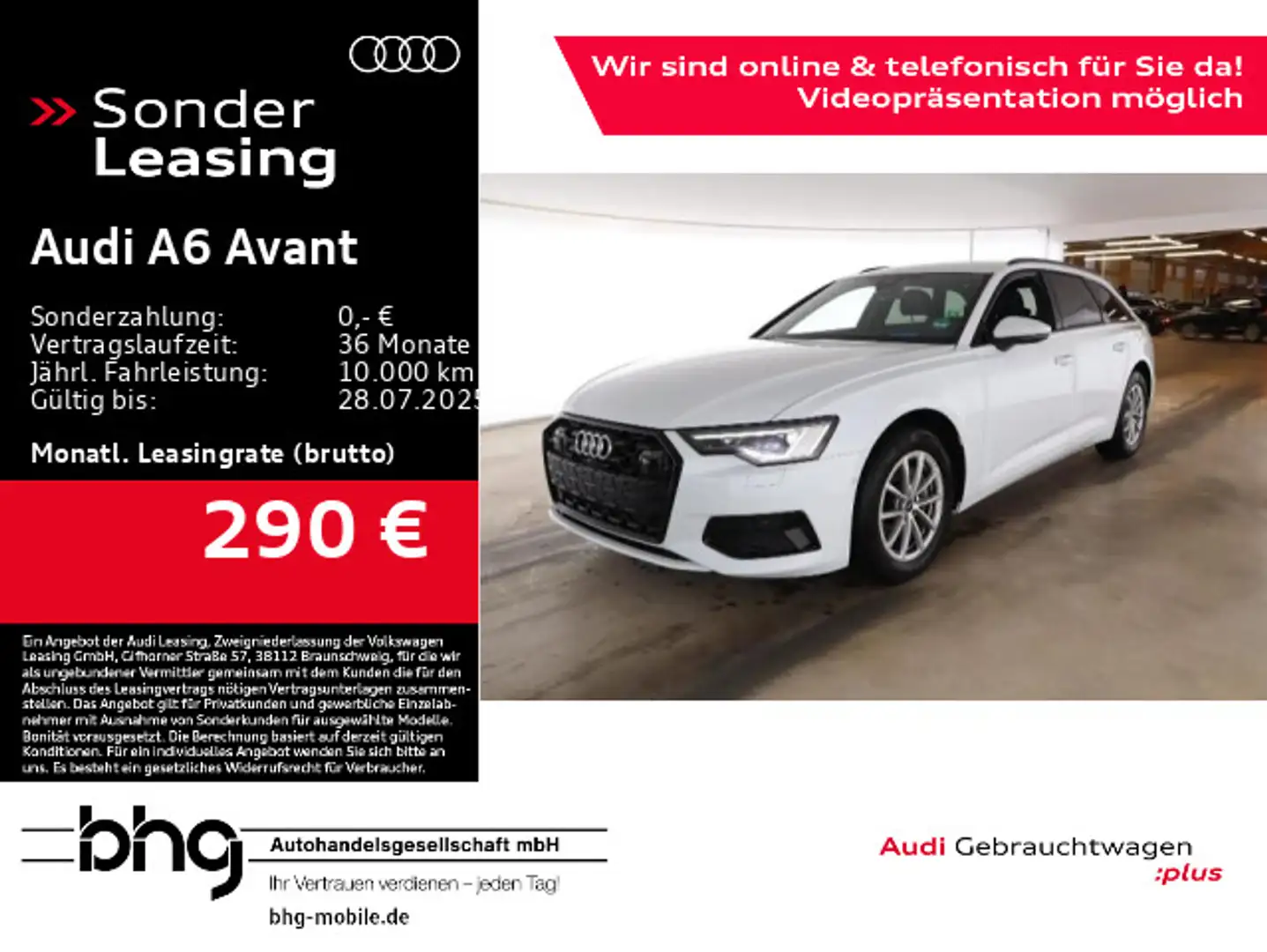 Audi A6 40 TDI S tronic advanced Optik HUD Assi Weiß - 1