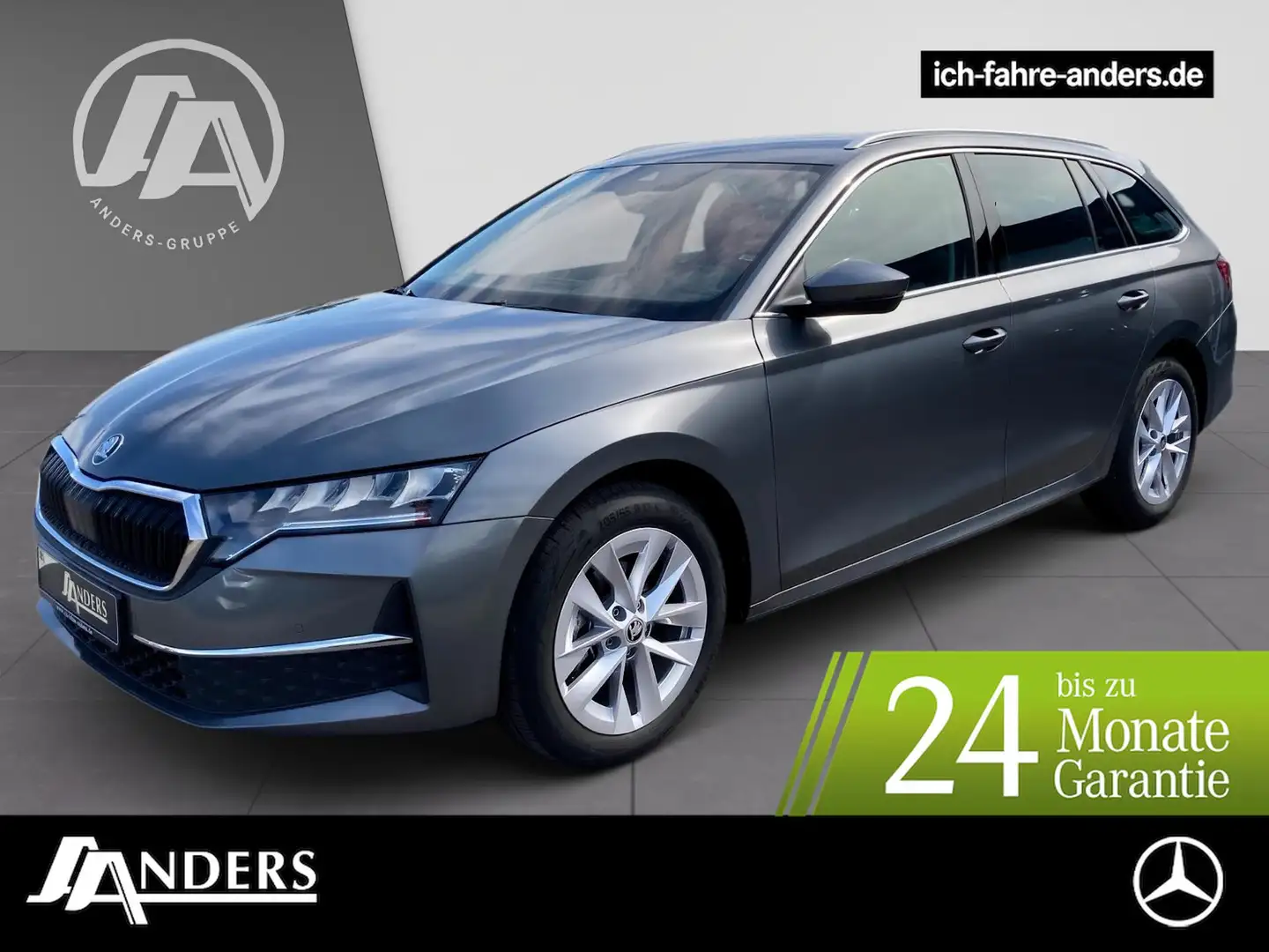 Skoda Octavia 2.0 TDI Selection Navi+LED+AHK+ACC+Kam Grau - 1