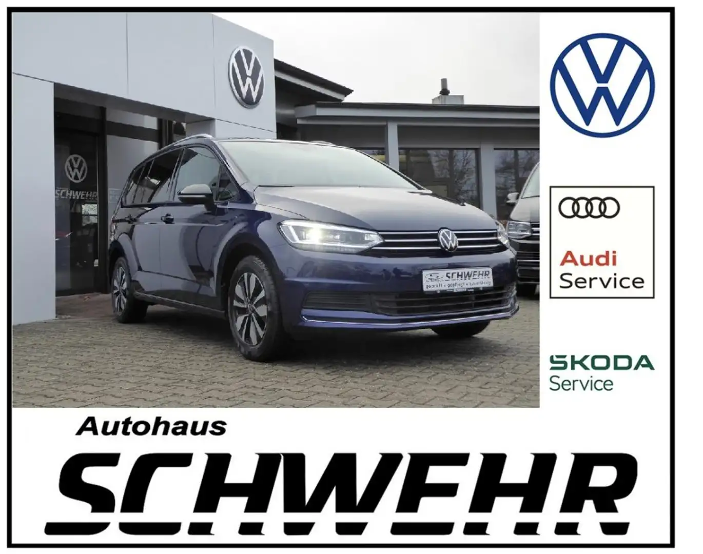 Volkswagen Touran Comfortline 7-Sitzer Blau - 1