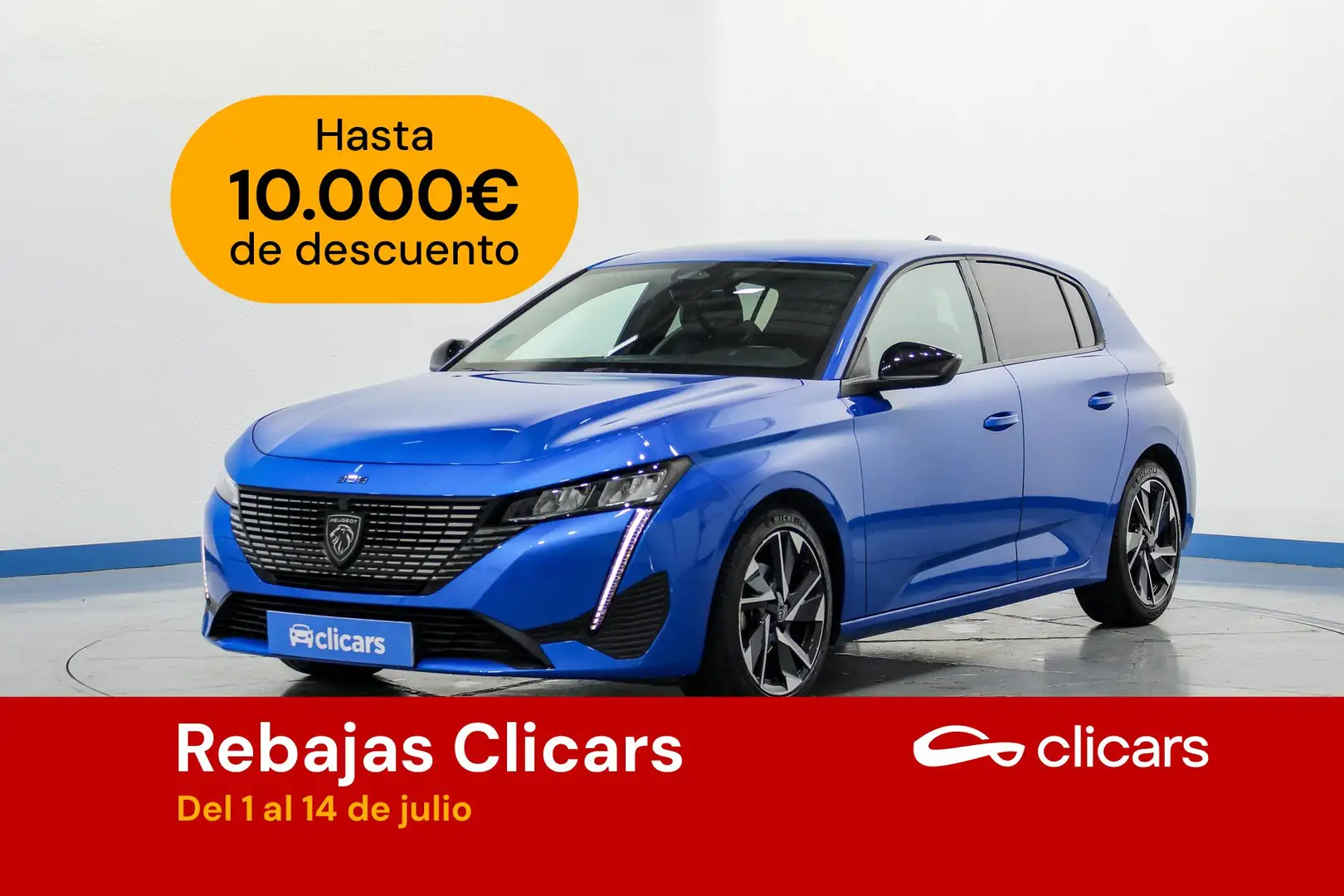 Peugeot 308 1.2 PureTech S&S Allure Pack EAT8 130 Bleu - 1