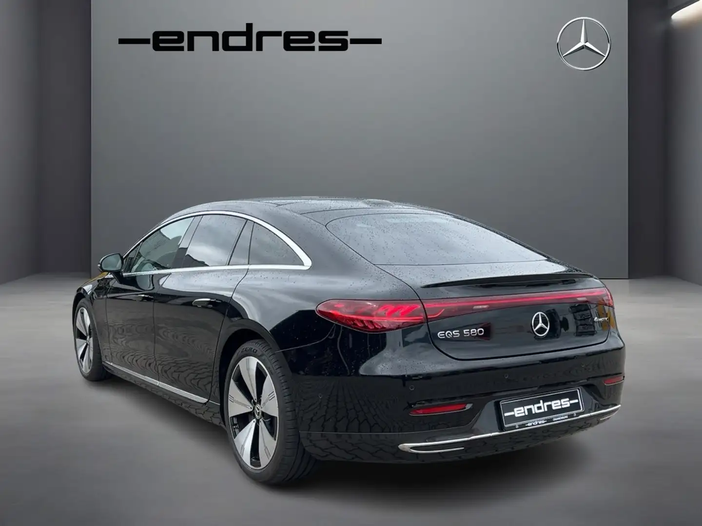 Mercedes-Benz EQS 580 4M Electric Art +Laser+ACC+EasyPack+ Noir - 2